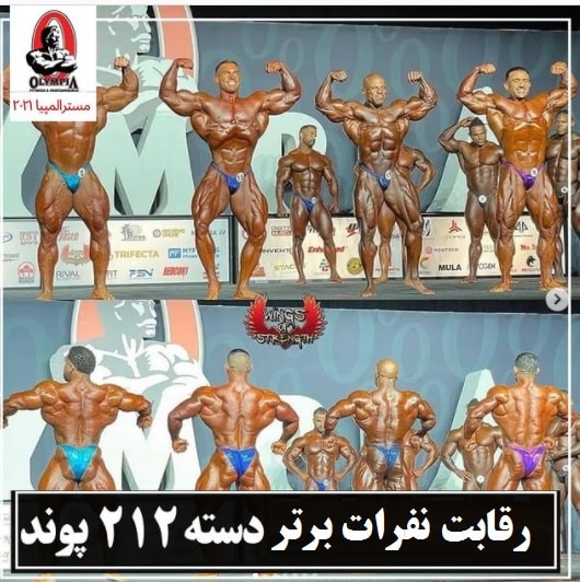 نتایج مسترالمپیا 212 پوند