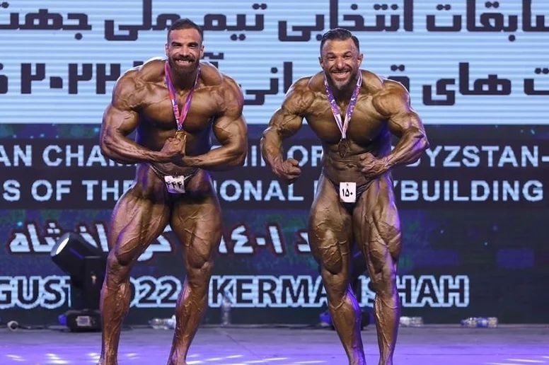مسعود قدیریان مسابقات بدنسازی کشوری کرمانشاه 1401