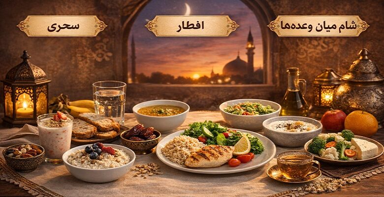 رژیم غذایی ماه رمضان